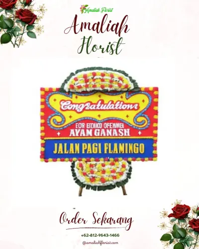 Bunga Papan Congratulation di Pesayangan